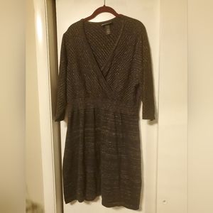 Sweater dress.